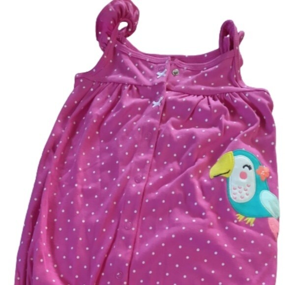 Pink Toucan Romper 24 MONTHS - Picture 1 of 4